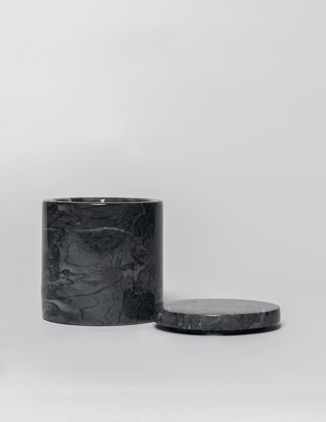 CHARCOAL MARBLE CANDLE