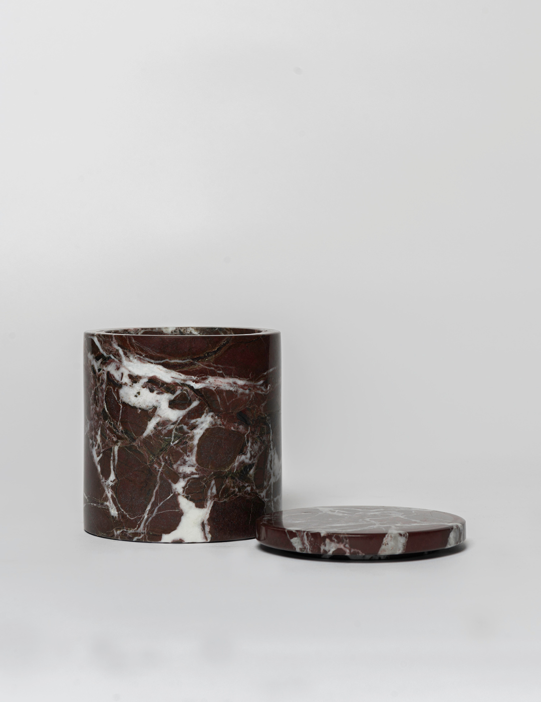 RED MARBLE CANDLE