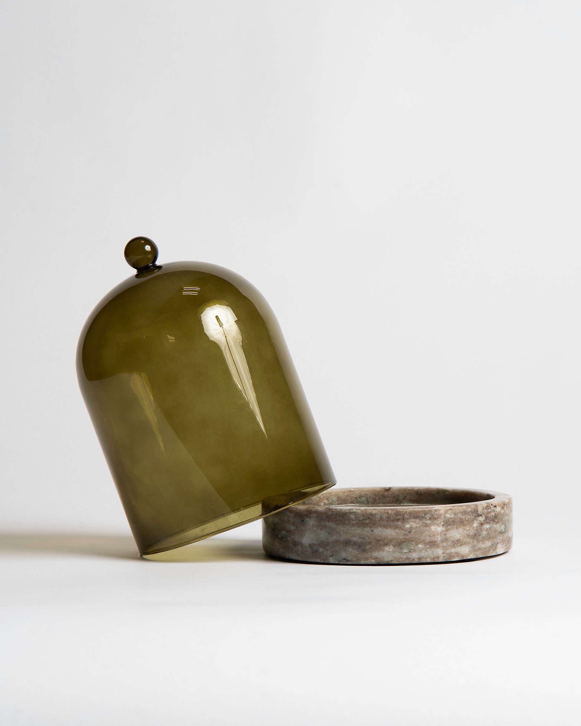 Olive Cloche + Stone